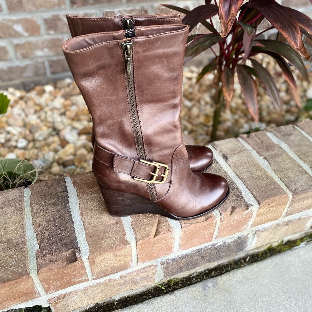 Fortress of Inca Sienna Grace Leather Boots Sz 38